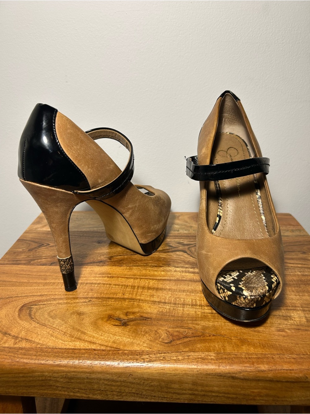 Mixed Animal Print Platforms